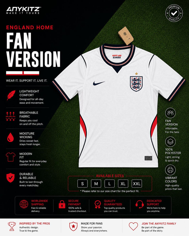 England 2026 Home World Cup