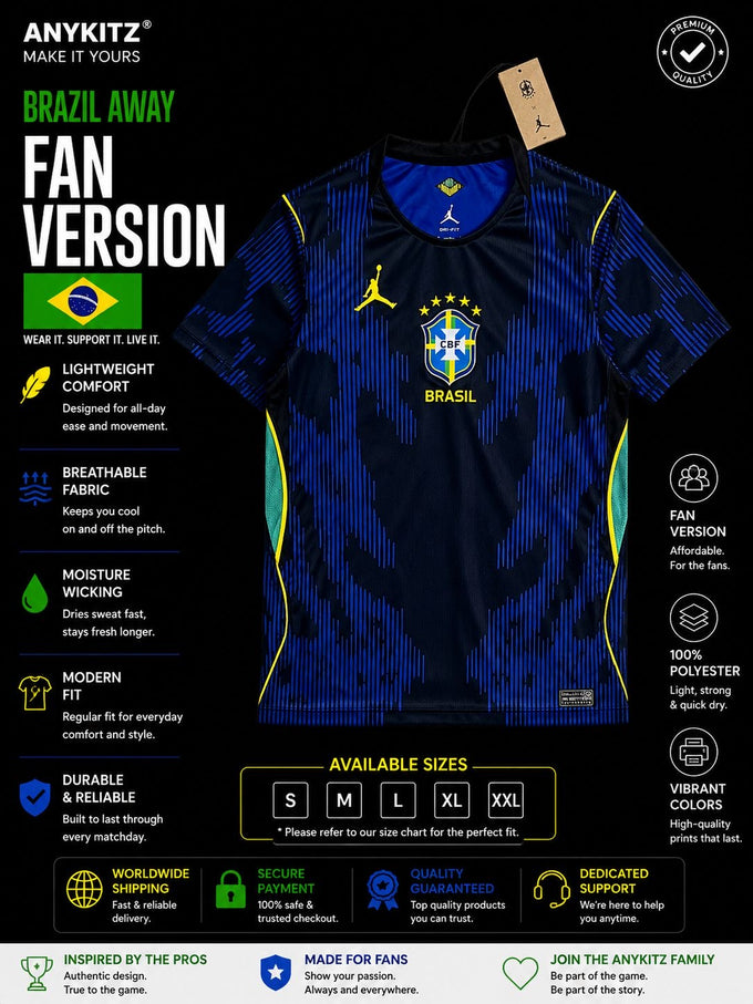 Brazil 2026 Away World Cup