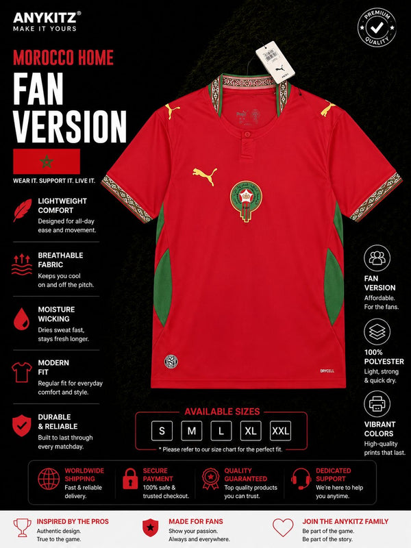 Morocco 2026 Home World Cup